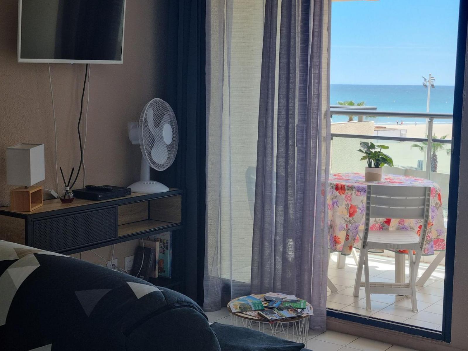 Studio Cosy Climatise Vue Mer Canet Plage 3Etoiles Екстер'єр фото